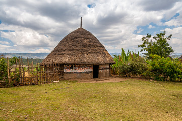 Homes in the Ethiopian countryside