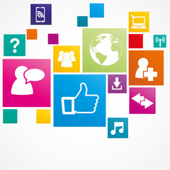 fond abstrait-internet