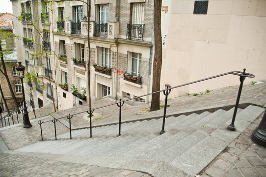 escaliers à Montmartre