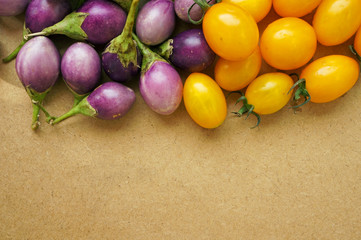 tomatoes on a wooden background