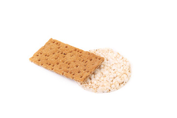 Crispbread and corn cracker.