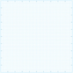 Square grid math paper background. Vector illustration.