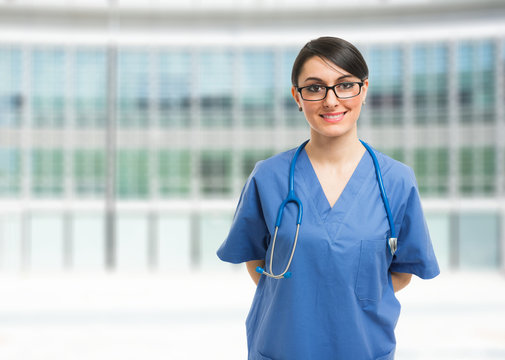 Smiling Nurse Portrait