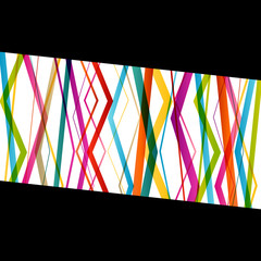 Party color spiral ribbon lines abstract background illustration