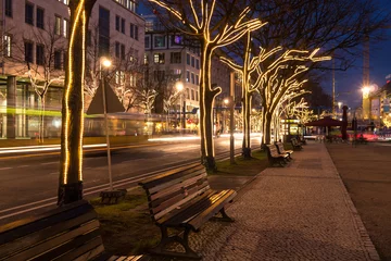 Foto op Aluminium unter den linden in berlin zu weihnachten © sp4764
