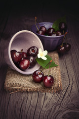 Fresh cherries