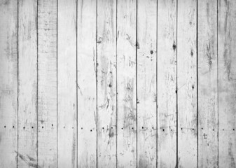Black and white background of weathered wooden plank