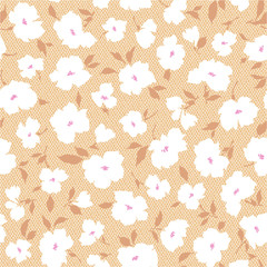 シームレスな花柄