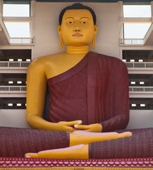 Weherahena Buddhist Temple in Matara, Sri Lanka.