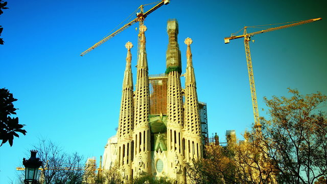  Cathedral Sagrada Familia famous church and landmark 