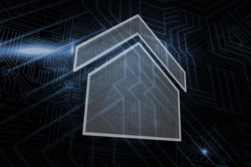 Composite image of house