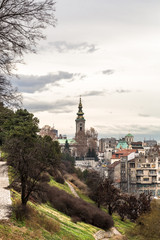 Fototapeta na wymiar View of Belgrade city