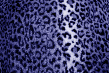 Purple / lilac leopard animal print fur pattern - fabric