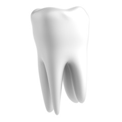 realistic 3d render of tooth