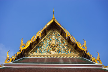 beautiful buddha temple in Bangkok Thailand
