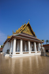 beautiful buddha temple in Bangkok Thailand