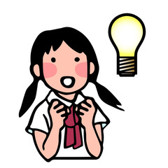 女子生徒の閃き