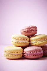 colorful macarons