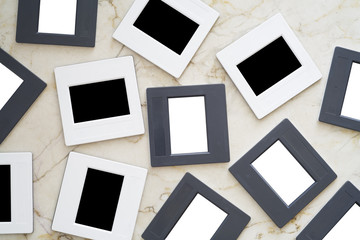 slides,transparency, photo frames, free copy space