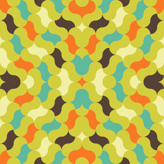 abstract retro geometric pattern