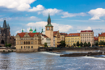 Karlov or Charles bridge in Prague