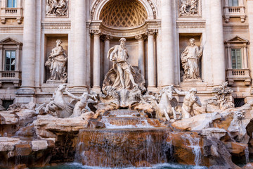 Trevi Fountain - famous landmark in Rome