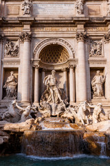 Naklejka premium Trevi Fountain - famous landmark in Rome