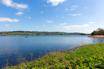 Lake at Blagdon Somerset England