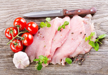 raw chicken breast fillets