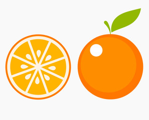 Orange fruit slice - 63866376