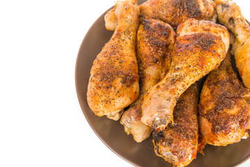 Roasted chicken background