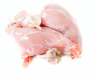 Fresh piece of rabbit