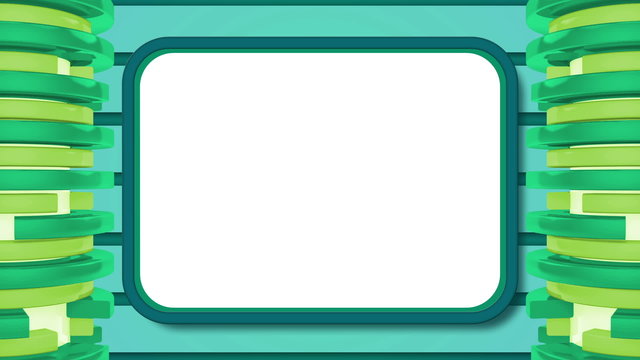 Looping animated green background for your title