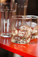 empty glasses