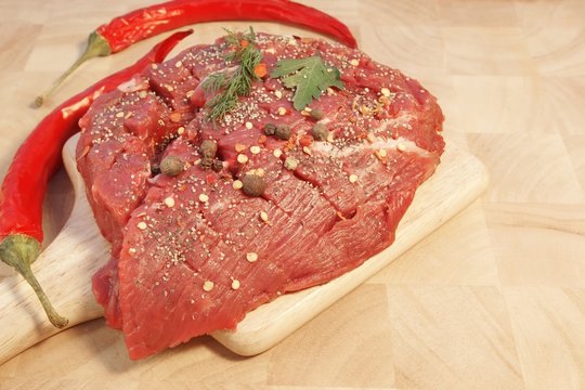 Organic Bio Beef Meat Pepper Steak, XXXL