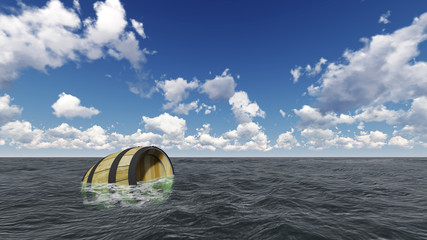 wood barrel © maxwellren