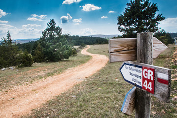 Chemin de randonnée, Lozère