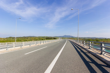 highway bridge in Greece