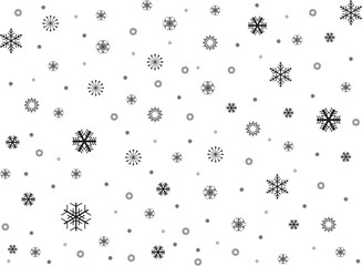 Snowflakes background