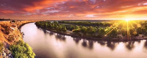 Fotobehang Australië Panoramische burst