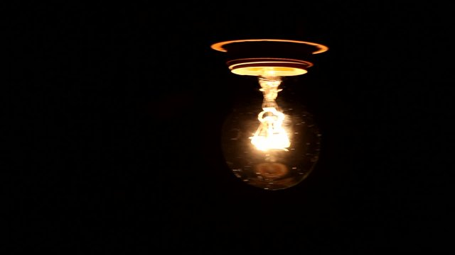 lamp bulb turns ON-OFF