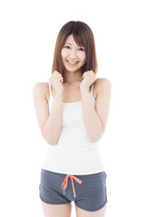 Fototapeta premium スポーツウェアの女性