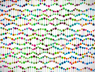 beautiful structure of the DNA molecule