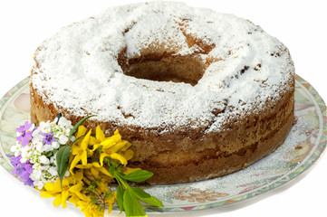 Easter cake with homemade
