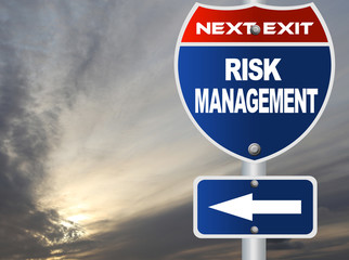 Risk management road sign