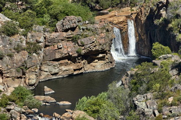 Theronsberg pass, waterfall, South Africa