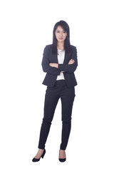 business woman give you excellent gesture,