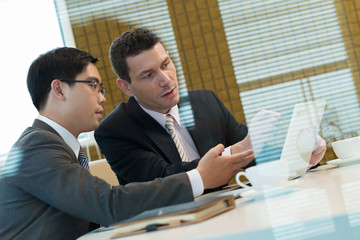 Businessmen meeting