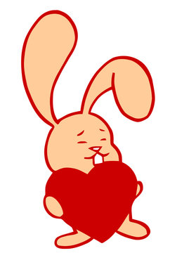 Herz Hase Liebe