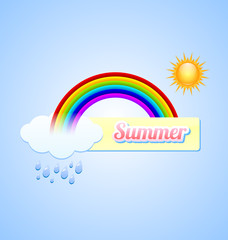 Summer button